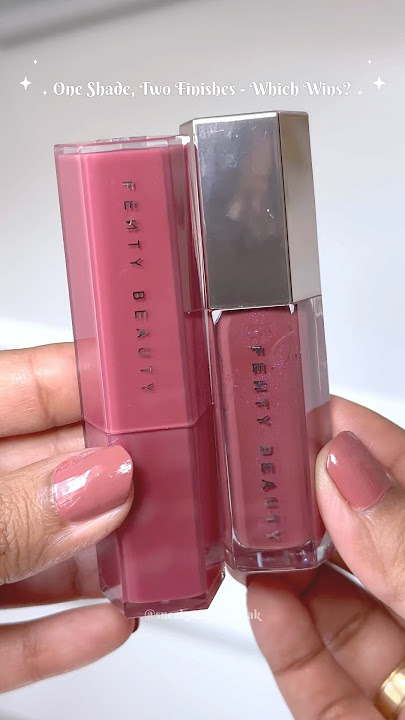 Fenty Beauty Gloss Bomb RiRi Battle: Bullet vs Liquid! #fentybeauty #riri #viral #shorts #beauty