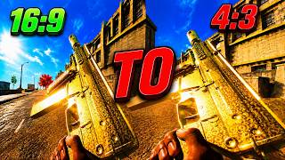This 4:3 *STRETCHED* Resolution Feels Like CHEATS on WARZONE (Tutorial+best settings)👑