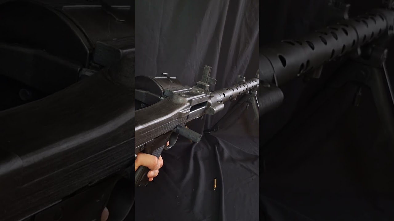 DIY MG34 Airsoft gbb shell ejecting 