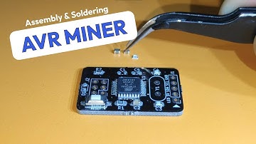 The AVR Miner Board - Mining Duino Coin - PCB Assembly & Soldering