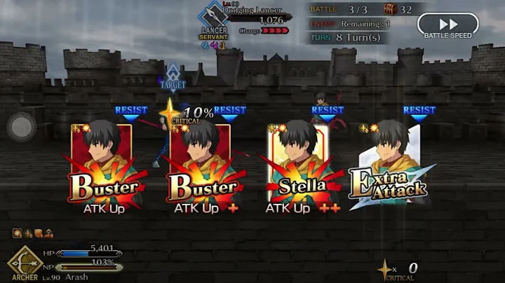 FGO Gameplay Test: What happens if the enemy and your last servant die on the same turn?