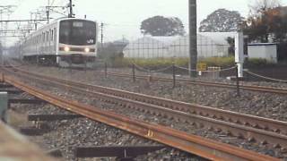 205系600番台 Y3編成(日光線用) OM出場回送(回8631M)@2012.10.16