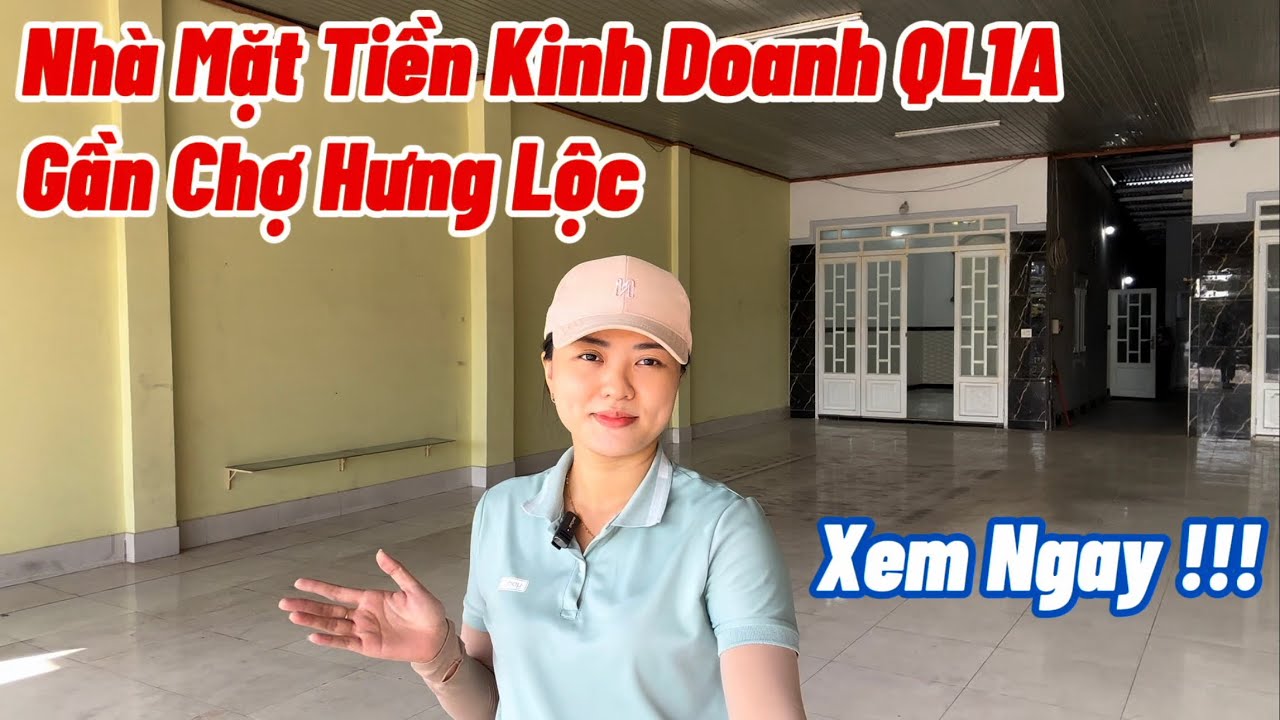 BĐS ĐỒNG NAI, Bán Nhà Mặt Tiền Kinh Doanh QL1A, Trung Tâm Của Xã Hưng Lộc Cũ,Cách Ngã 4 Dầu Giây 3km