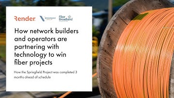 Springfield Project competed 3 months ahead of schedule | Render Networks x The Broadband Group