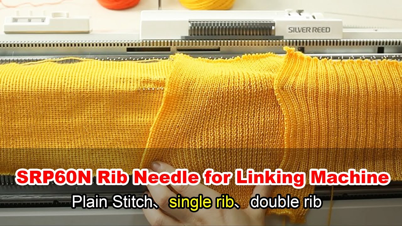 How Does the SK280 SRP60N Create Flawless Single Rib Fabrics? | KnittingMachine | beginner |tutorial