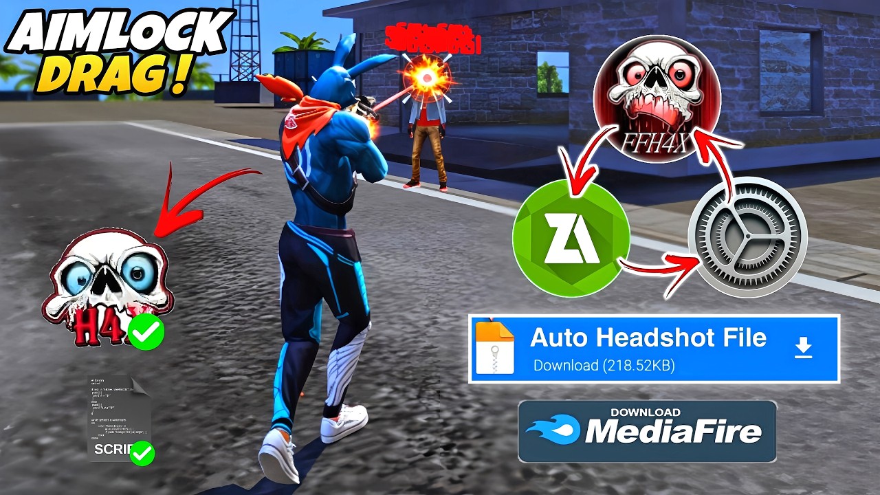 Auto Headshot Config File 🚀🎯 freefire aimbot + aimlock 🎯 | Headshot config file free fire max 🔥