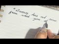 ✨ Motivational Cursive Writing ✨ | Believe in Yourself & Never Give Up ✨EP 01