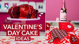 Valentines Day Cake Showdown Chocolate Vs Champagne How To Cake It With Yolanda Gampp