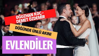 Oğuzhan Koç-Demet Özdemir çiftinin nikahından çok özel görüntüler...