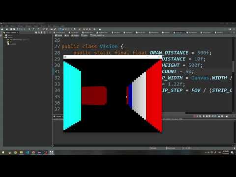 Java pseudo 3D raycast engine