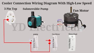 4 Wire Cooler Motor Connection Wiring Diagram Cooler Wiring Diagram Of 2 Speed Motor Wiring #viral