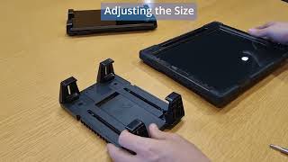 How to Adjust and Change the Jaws of Your Universal Tablet Cradle