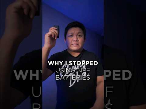 Why I stopped using NP-F970 and switched to V-mount batteries #camera #battery #filmmakingtips