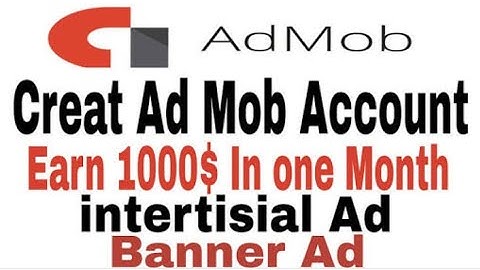 How to create admob account in 5 minutes