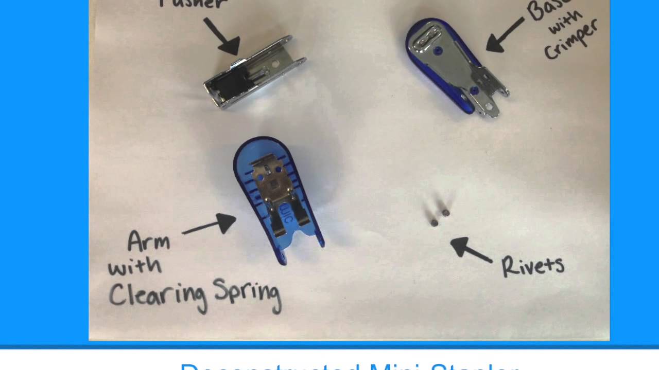 Design of a Mini Stapler - YouTube