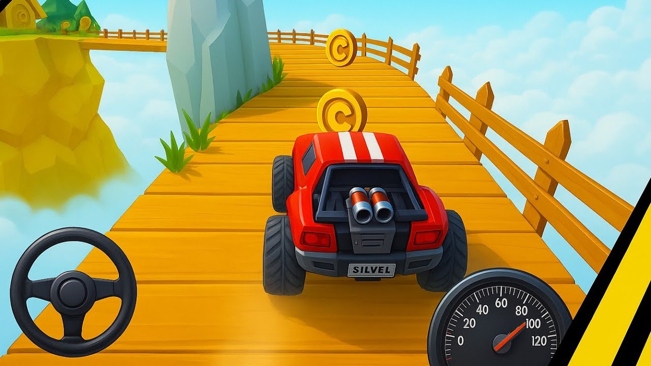 Mountain Climb Stunts Impossible Driver - Mountain Monster truck Stunts - Android Gameplay