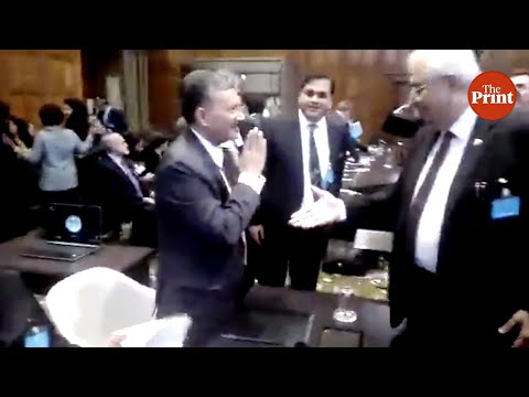Indian diplomats shun handshakes, resort to namaskar, with Pakistan's delegation at ICJ in The Hague