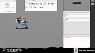 Johns Hopkins Adobe Connect Training Series - Video 3
