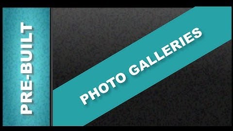 Xara Web Designer 7 Premium - Editing Pre-Built Photo Galleries Lesson 31