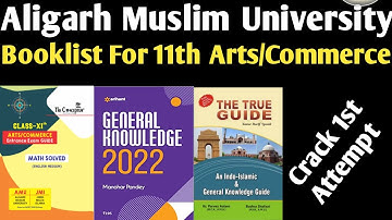 How to crack AMU 11th arts Commerce  2022 !booklist, Syllabus 2022, eligibility,exam pattern 2022