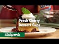 Fresh cherry dessert cups  easy sweet cherries