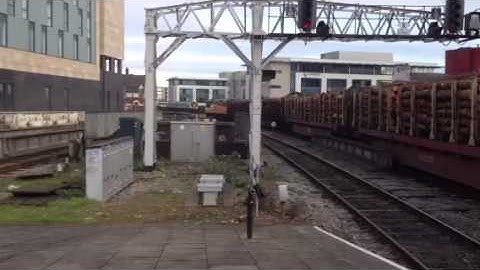 Class 56 Colas Log Train Cardiff
