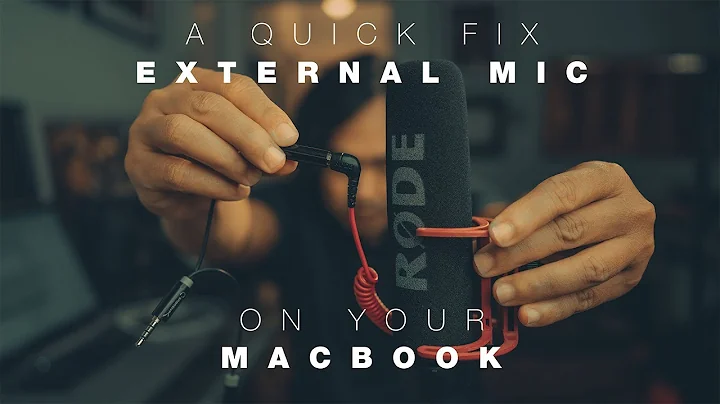 Connecting Your External MiCROPHONE on your MACBOOK PRO  that WORKS - Easy Hack