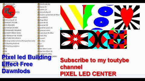 Pixel Led Building effect all size Building effcet free  dawnlod link discrotion