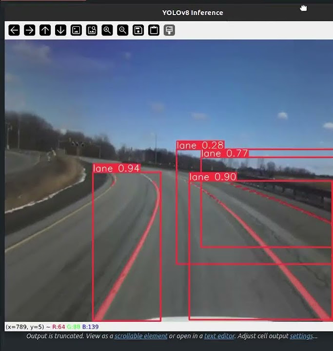 Lane Detection using #yolov8 - YouTube