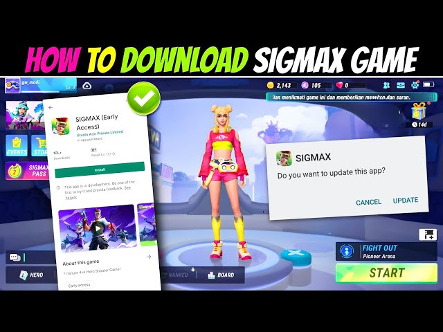 sigmax download link ?😱 | How to Download Sigmax ✅| Sigma game new update 🤯 | gaming with modi class=