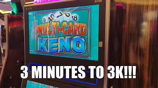 Multi-Card Keno -- 3 Minutes to 3K!!! screenshot 5