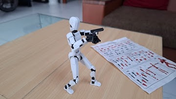 Lắp ráp mô hình Dummy 13 #dummy #figure #robot