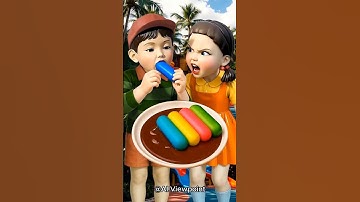 Squid Game AI Colorful Candy ASMR #squidgame #squidgame2 #ai #asmr