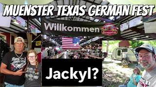 German Fest, Jackyl, and Teardrop Camping in Muenster Texas.  Not What We Expected!