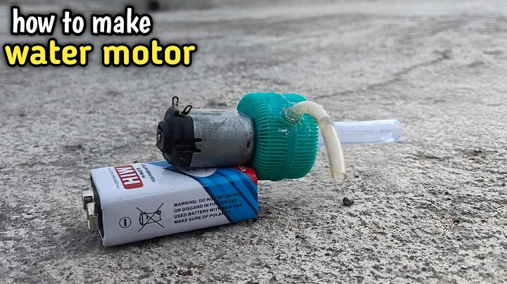 How to Make a Water Motor at Home | Simple DIY Water Motor Project | Science Experiment