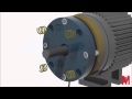 Electromagnetic closed brake