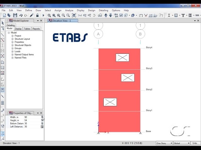 ETABS - 08 Wall Modeling: Watch & Learn