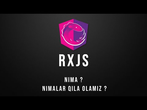 Video: JavaScript-da RxJS nima?