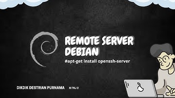 INSTALASI REMOTE SERVER (SSH) PADA DEBIAN 9 CLI MODE DI VIRTUALBOX