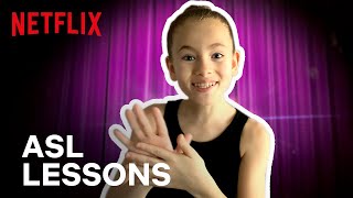 ASL Lesson with Shaylee | Feel the Beat | Netflix After School