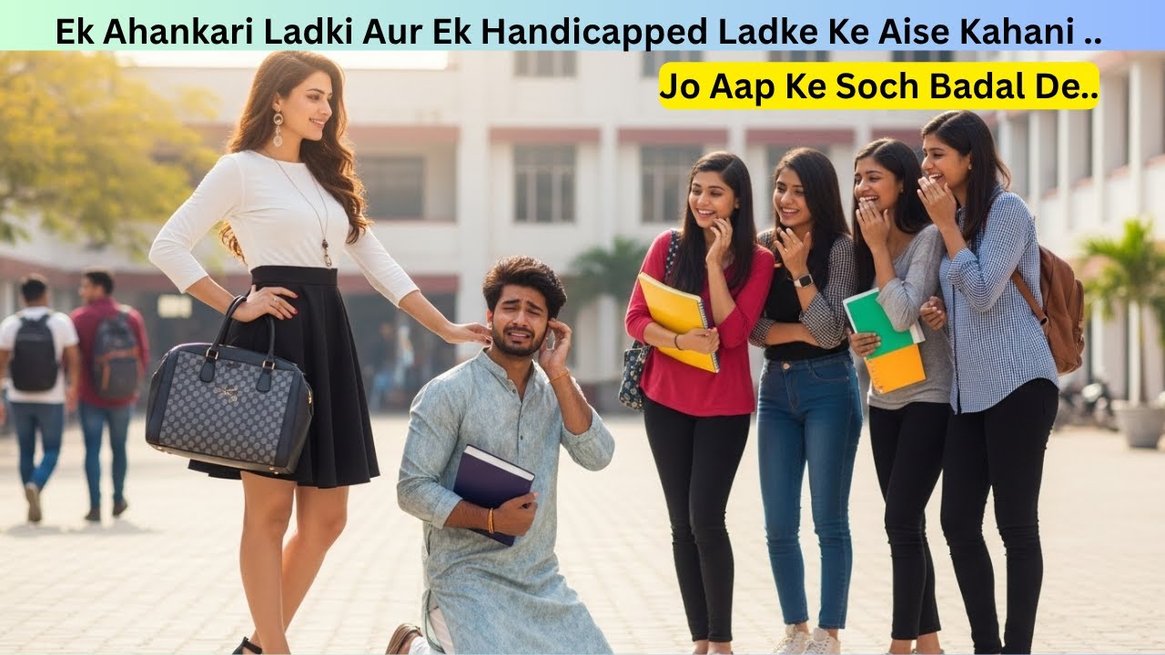 अहंकारी लड़की का एक Handicapped  लड़के पर ज़ुल्म... फिर ऊपरवाले का ऐसा इंसाफ, जिसने सबको हिला दिया!