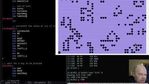 6502 Assembly Language #11: Game of Life Part 4
