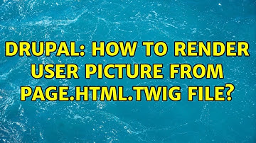 Drupal: How to render user picture from page.html.twig file?