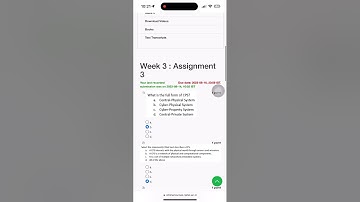 NPTEL Introduction To Industry 4.0 And Industrial Internet Of Things | WEEK 3 ASSIGNMENT ANSWERS