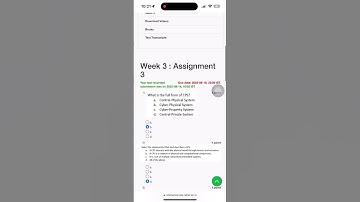 NPTEL Introduction To Industry 4.0 And Industrial Internet Of Things | WEEK 3 ASSIGNMENT ANSWERS