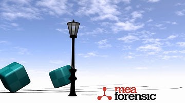 PC-Crash load loss and pedestrian impact