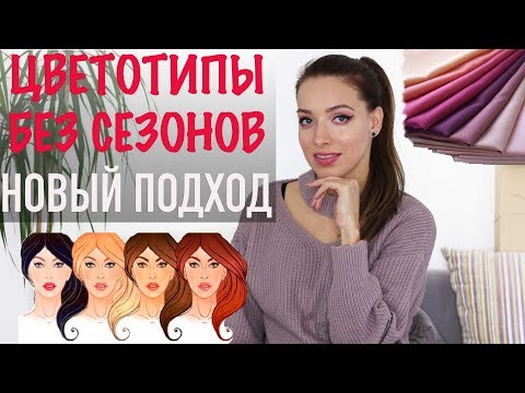 ЦВЕТОТИПЫ БЕЗ СЕЗОНОВ! Как самой определить? Как подобрать цвета в одежде и макияже?