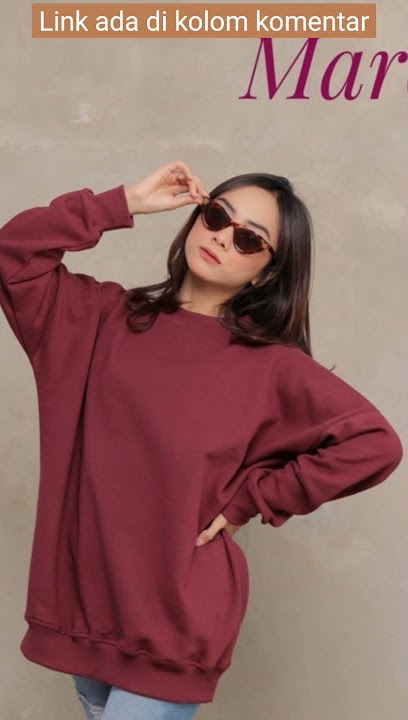Rekomendasi Shopee Haul Sweater Oversize Fleece Crewneck   Link Shopee #shorts