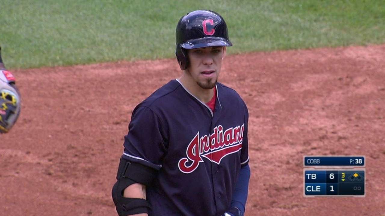 Zimmer plates a run with his first career hit