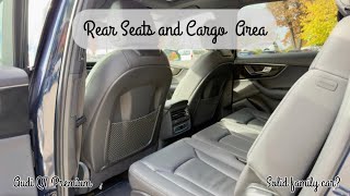 2025 Audi Q7 55 Premium: Rear Seats and Cargo Area | Car Conversations